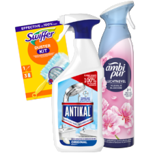 Alle Ambi Pur luchtverfrissers, Antikal of Swiffer